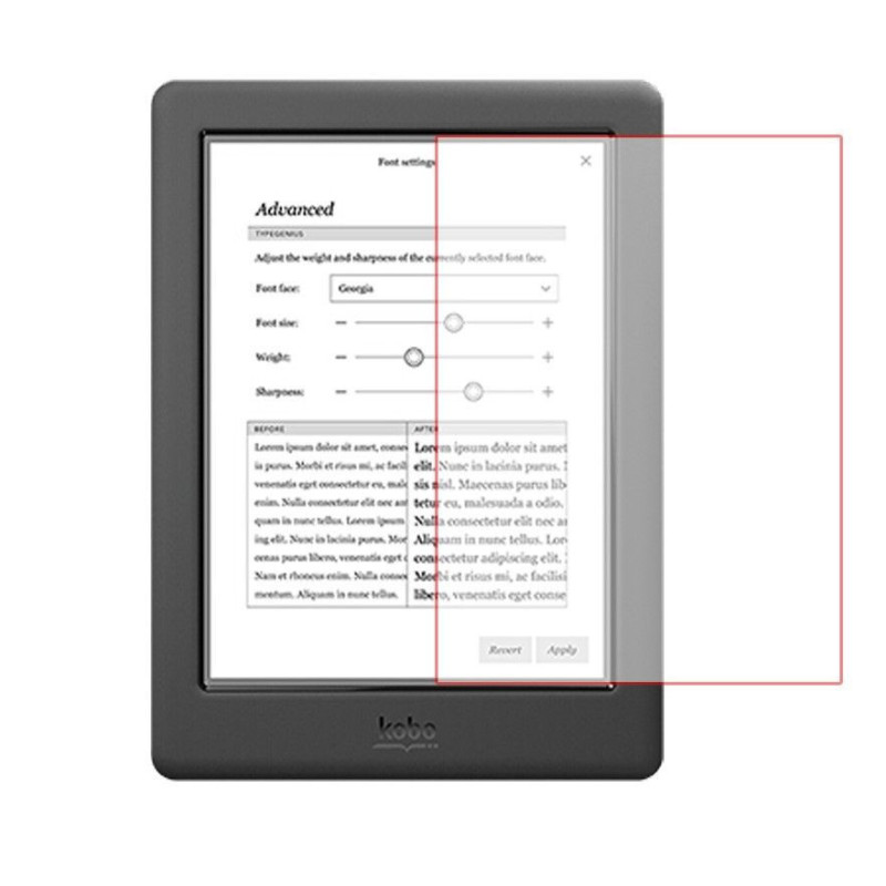 Screenprotector Kobo Aura One 7.8 inch