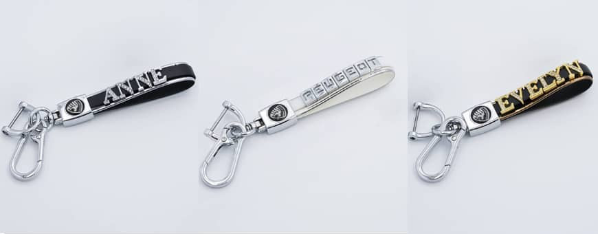 Sleutelhangers met naam